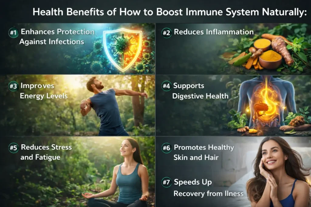Health Benefits of How to Boost Immune System Naturally: