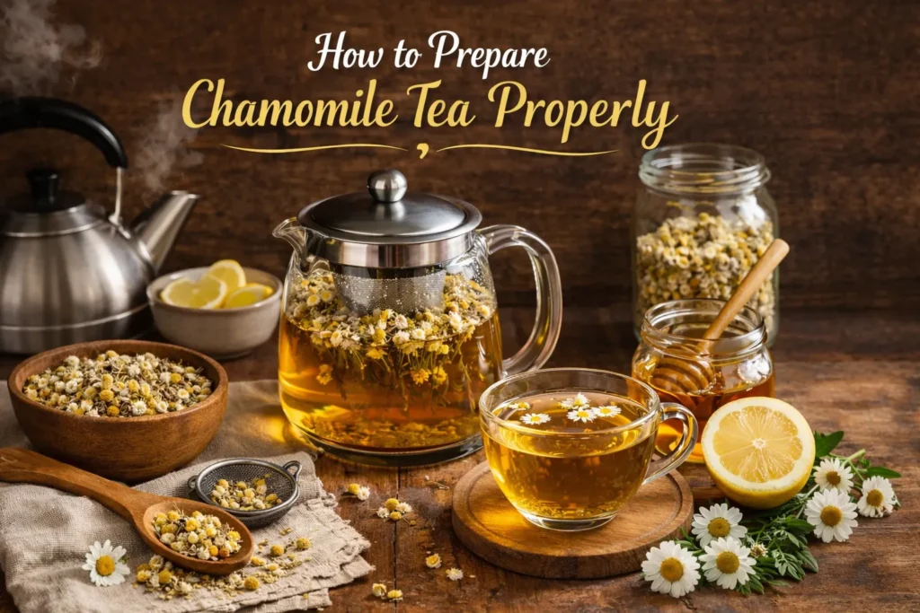 How to Prepare Chamomile Tea Properly
