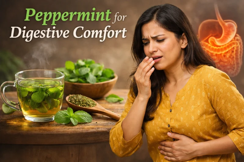 Peppermint for Digestive Comfort: A Proven Natural Remedy for Gas, Bloating & IBS Relief